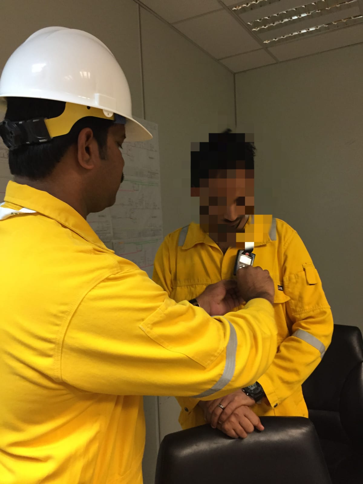 Exposure monitoring image